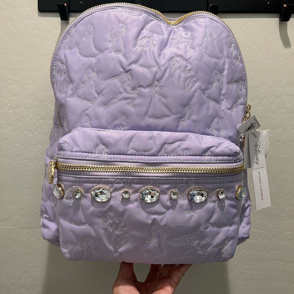 2022 Stoney Clover Disney Lavender Purple Crystal Princess Classic Backpack